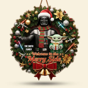 Welcome Christmas Wood Sign - Personalized Gifts For Family Christmas Wood Sign 07HYTI201125