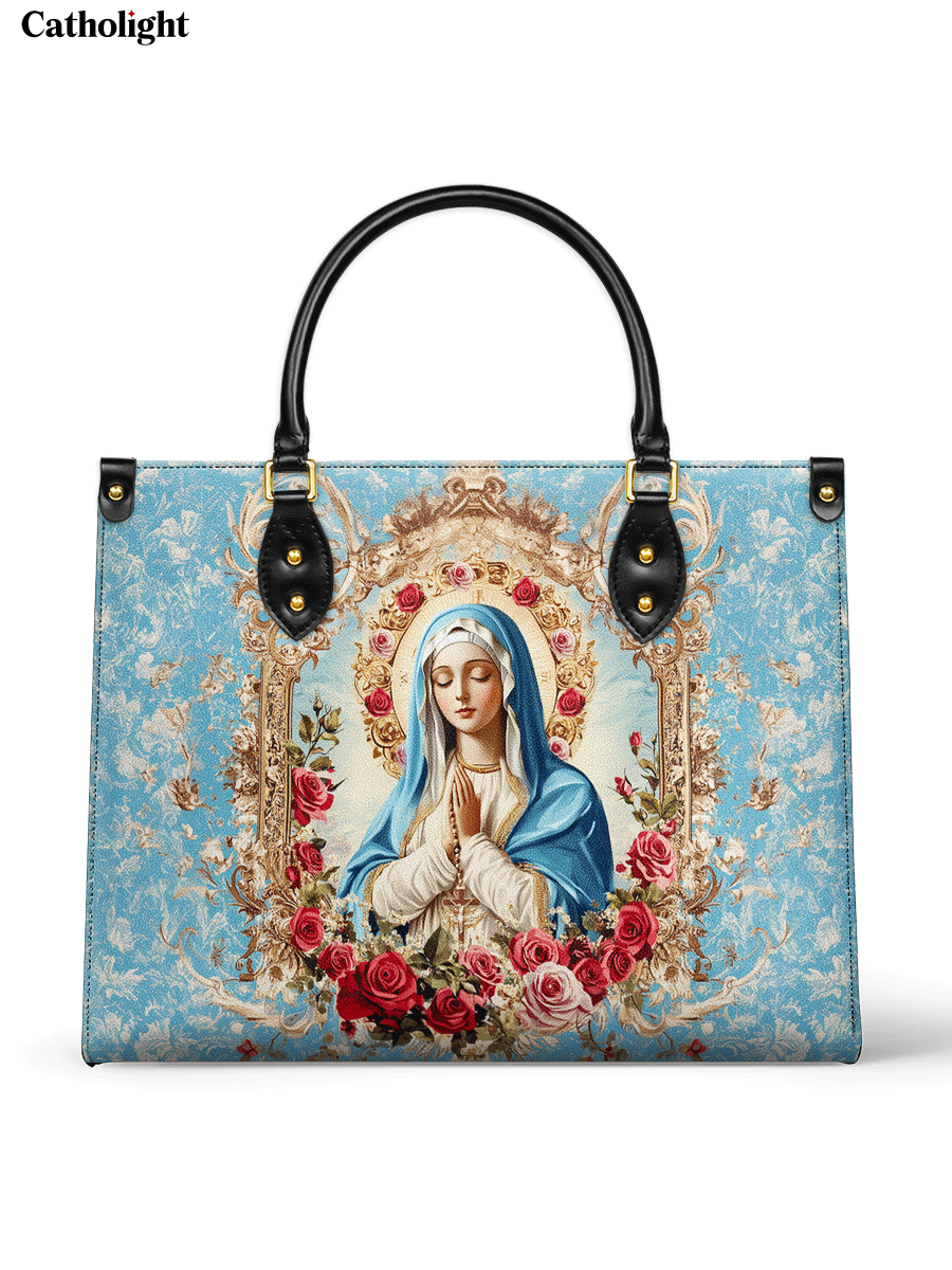Catholight  Our Lady of Grace Leather Bag