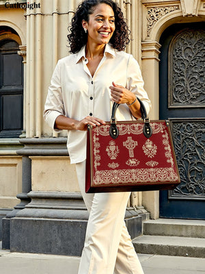 Catholight  Liturgical Elegance Leather Bag