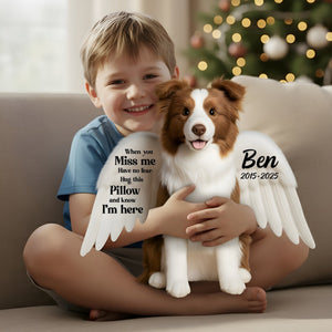 Dog Memorial Pillow Custom Photo Gifts For Dog Lovers 02HYLU141125