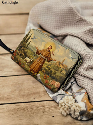 Catholight  The Spirit of Nature Leather Wallet Purse