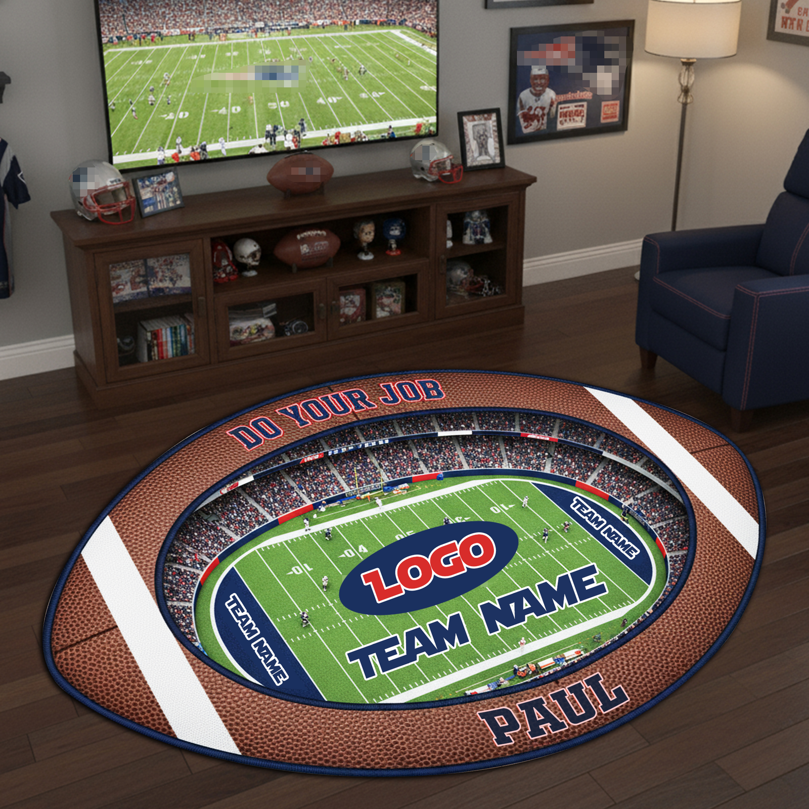 Game Day Stadium Doormat - Personalized Gift For Sport Lovers 01KILU071025