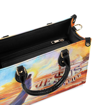 Jesus Saved In My Life Leather Bag 04acxn160425