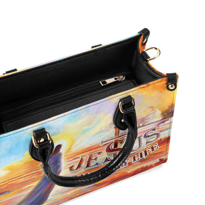 Jesus Saved In My Life Leather Bag 04acxn160425