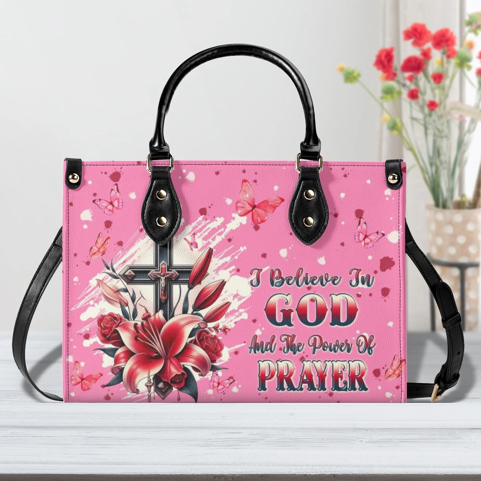 I Believe In God Leather Bag - Gifts For Jesus Lovers 05acxd210425