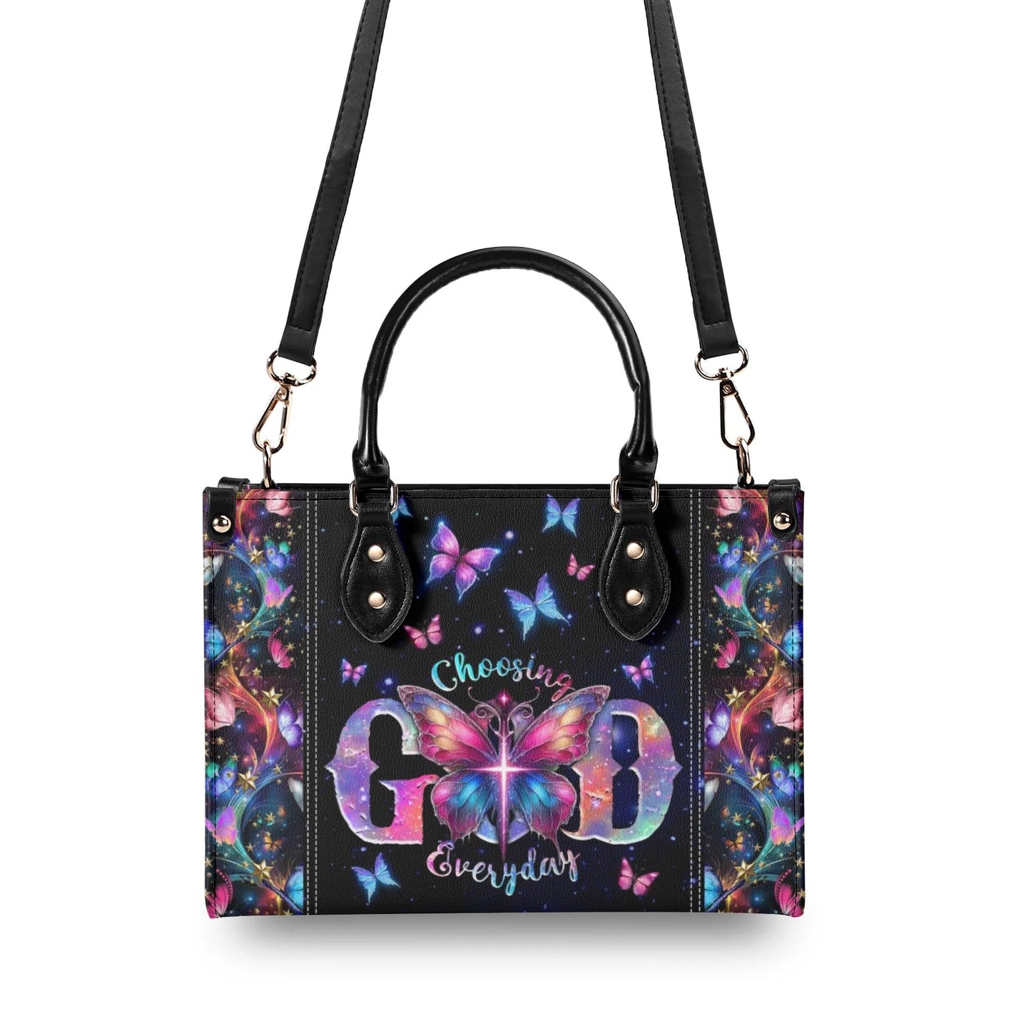 Choosing God Everyday Leather Bag - Gifts For Jesus Lovers 02acxn210425
