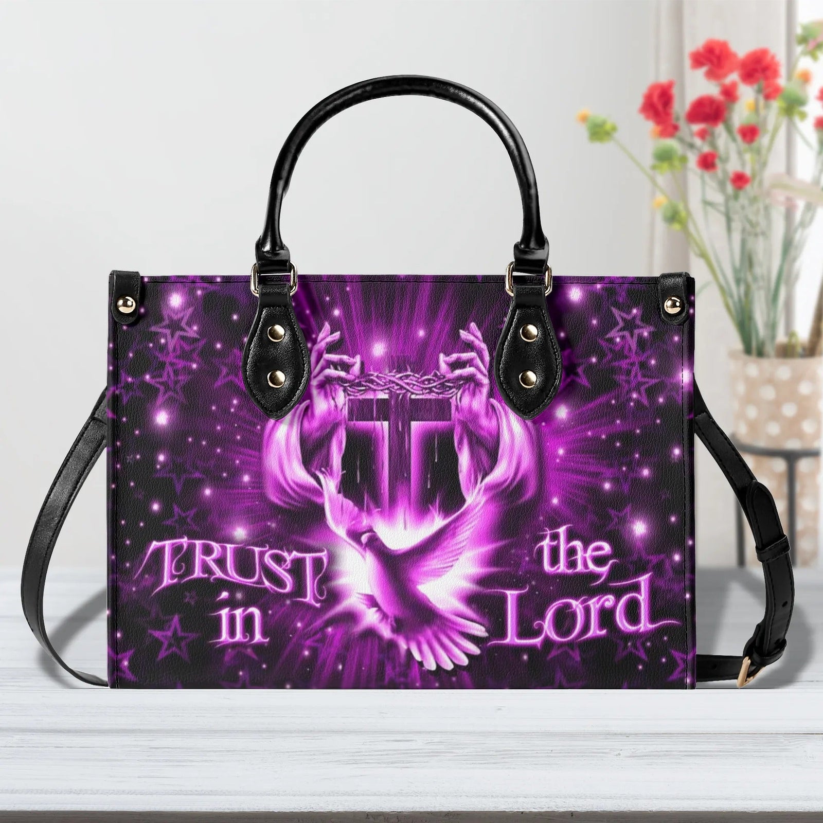 Trust In The Lord Leather Bag 03acxn160425