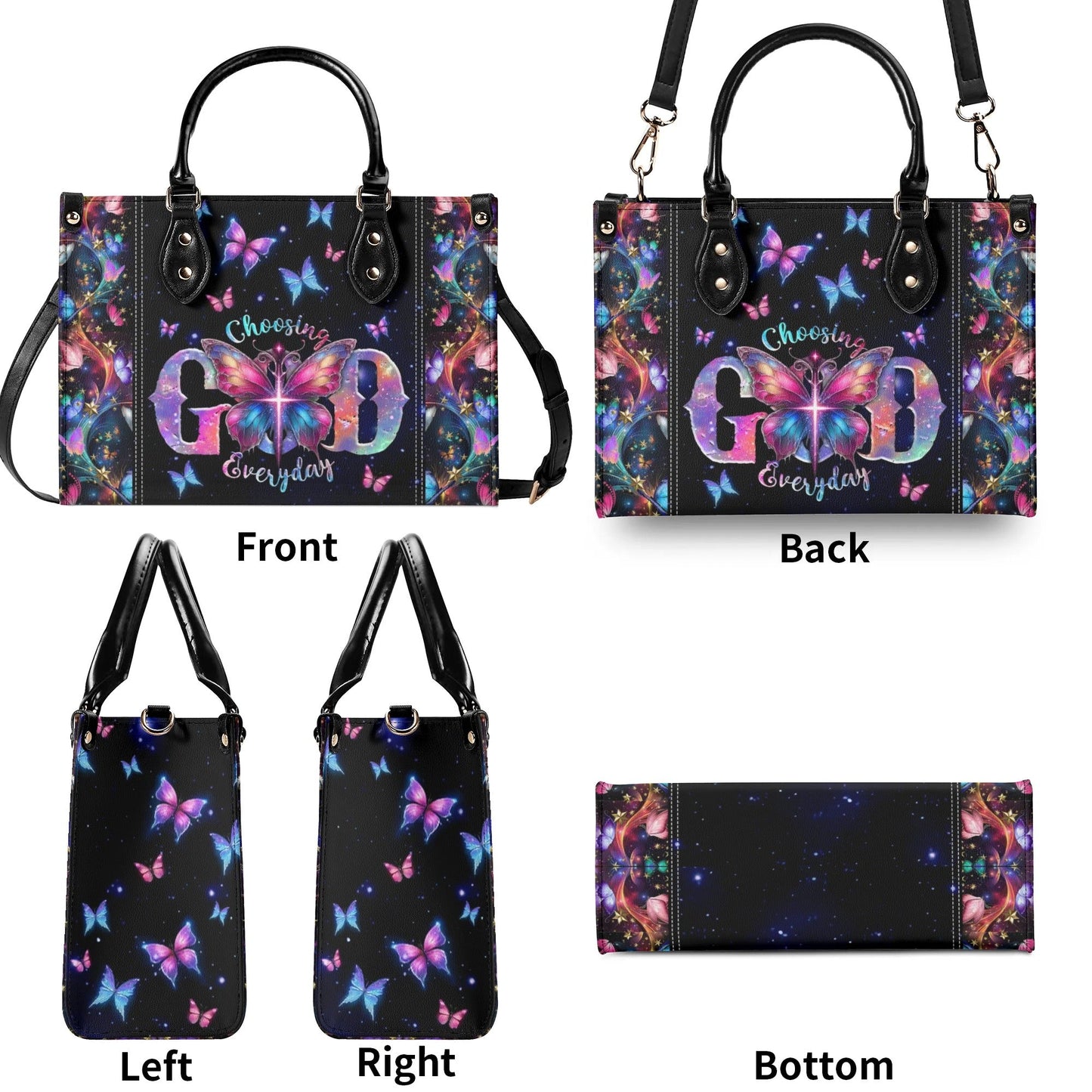 Choosing God Everyday Leather Bag - Gifts For Jesus Lovers 02acxn210425