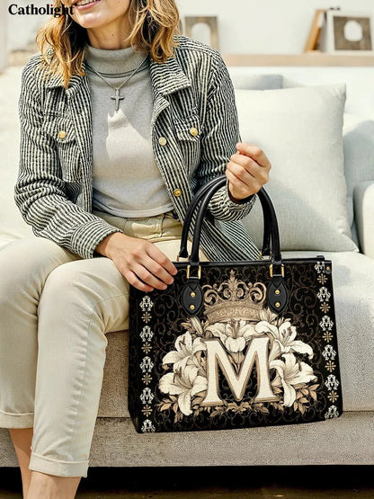 Catholight  The Divine Monogram Leather Bag