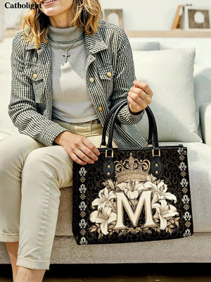 Catholight  The Divine Monogram Leather Bag