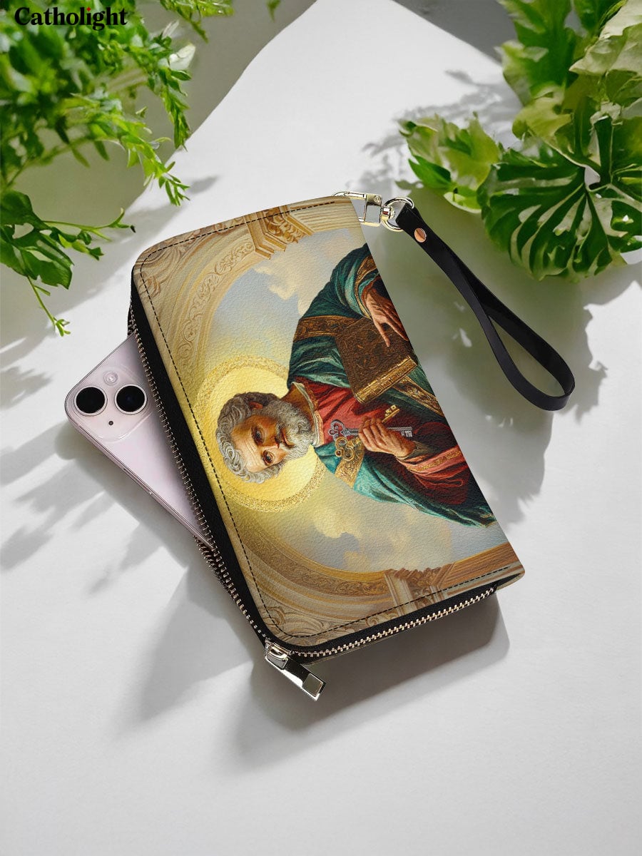 Catholight  Saint Peter’s Legacy Leather Wallet Purse