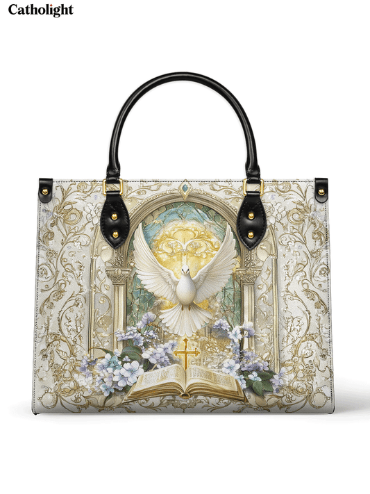 Catholight  Sanctuary of the Holy Spirit Leather Bag