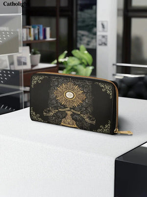 Catholight  The Corpus Christi Elegance Leather Wallet Purse