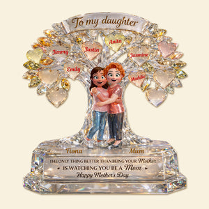 To My Daughter Acrylic Plaque - Personalized Mother's Day Gifts 01tomg120326