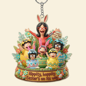 Happy Easter Day Mom Keychain - Personalized Gifts For Mom 05pamg130326