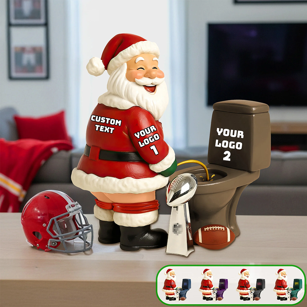 Funny Santa Sport Acrylic Plaque - Personalized Gifts For Sport Lover Plaque 05HUMG131025