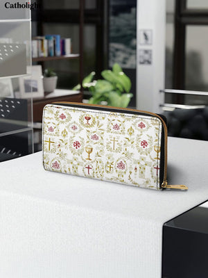 Catholight  The Timeless Faith Leather Wallet Purse