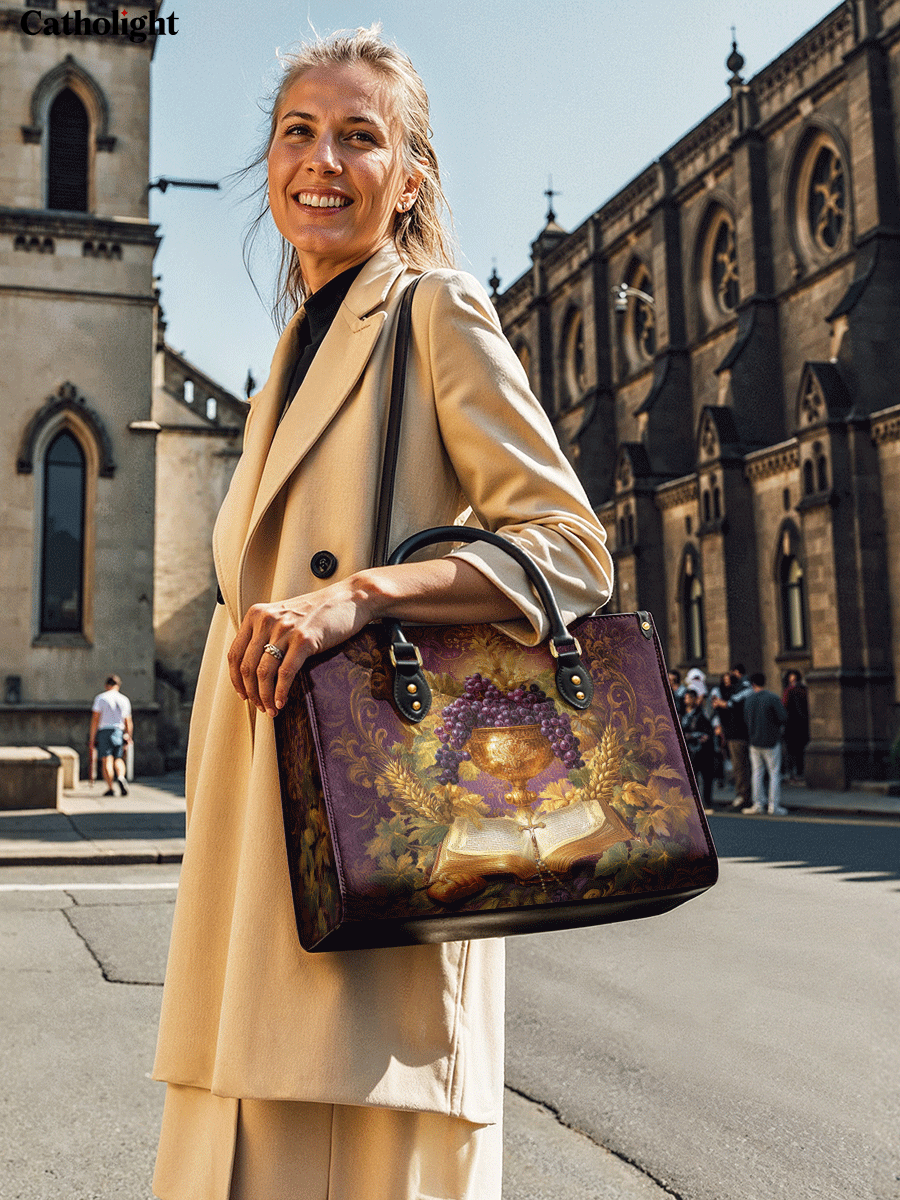 Catholight  The Chalice of Abundance Leather Bag