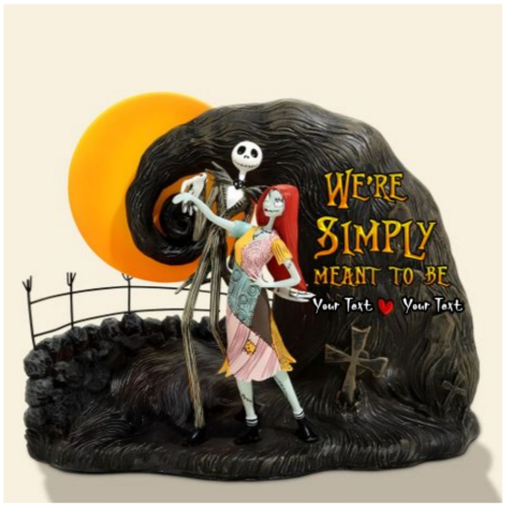 Horror Couple Plaque - Personalized Gifts For Couple 05ohti060525