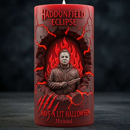 Branding From Classic Slashers LED Candle - Personalized Gifts For Horror Fans 04qhqn060925