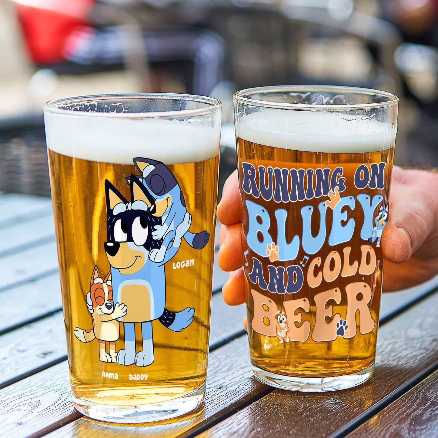 Personalized Gifts For Dad Beer Glass 05TOTI070524-Homacus