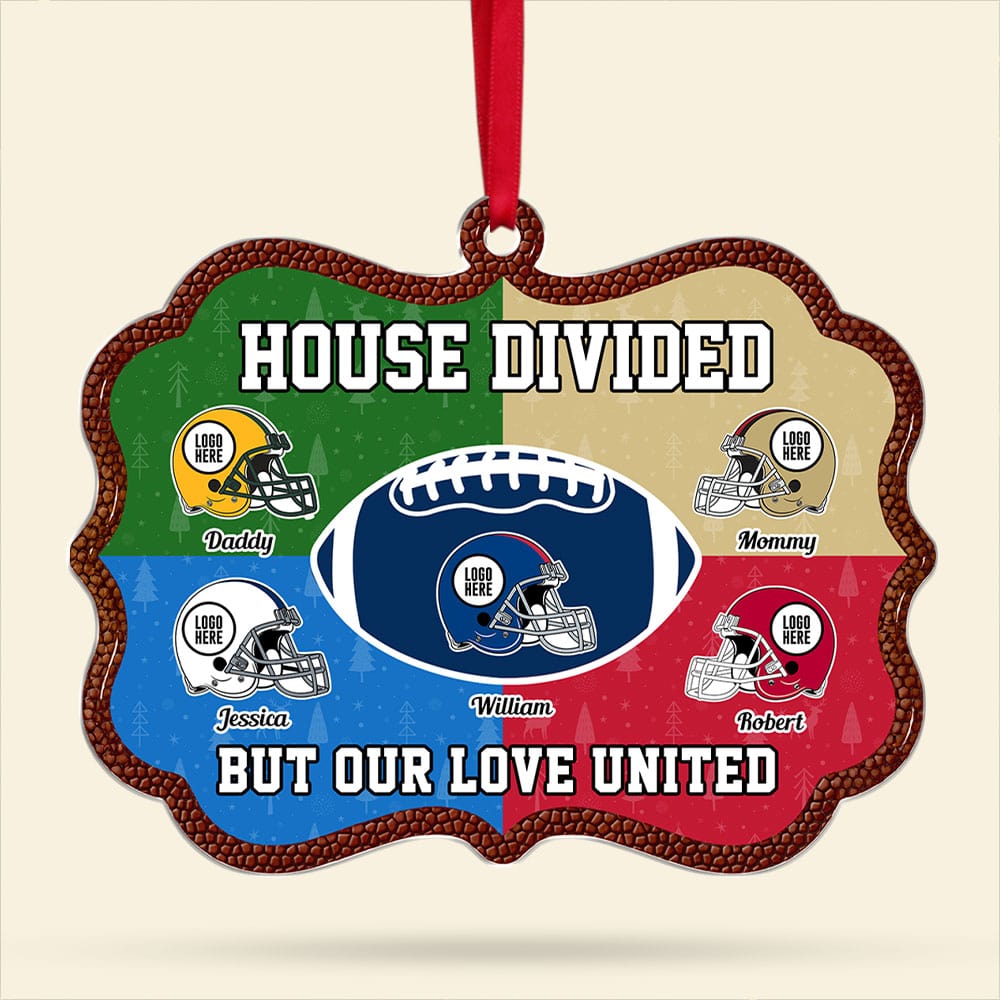 Personalized Gifts For American Football-loving Family Christmas Ornament 02huti181024 - Ornament - GoDuckee