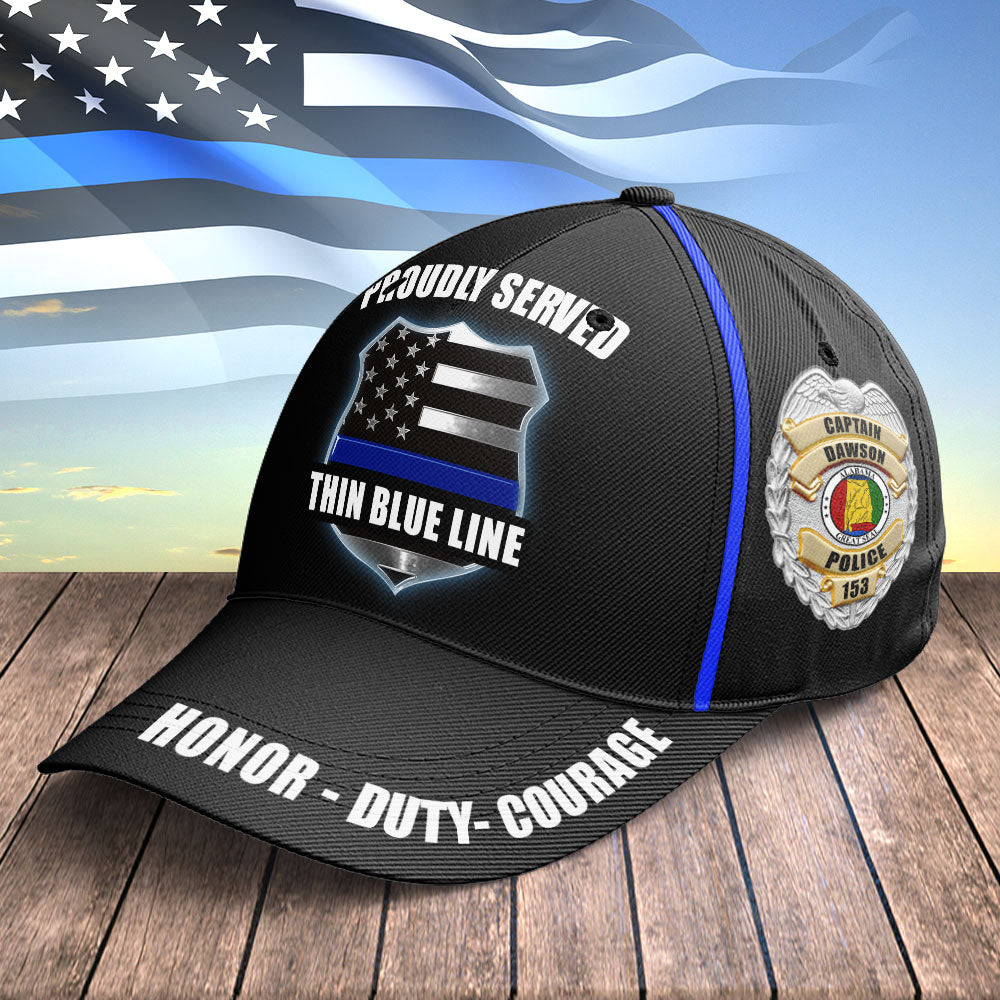 Personalized Gifts For Police Classic Cap 03acti030724 - Caps - GoDuckee