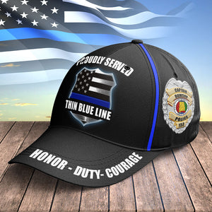 Personalized Gifts For Police Classic Cap 03acti030724 - Caps - GoDuckee