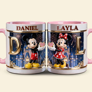 Alphabet Couple Coffee Accent Mug - Personalized Gifts For Couple Coffee Mug 01KITI160126