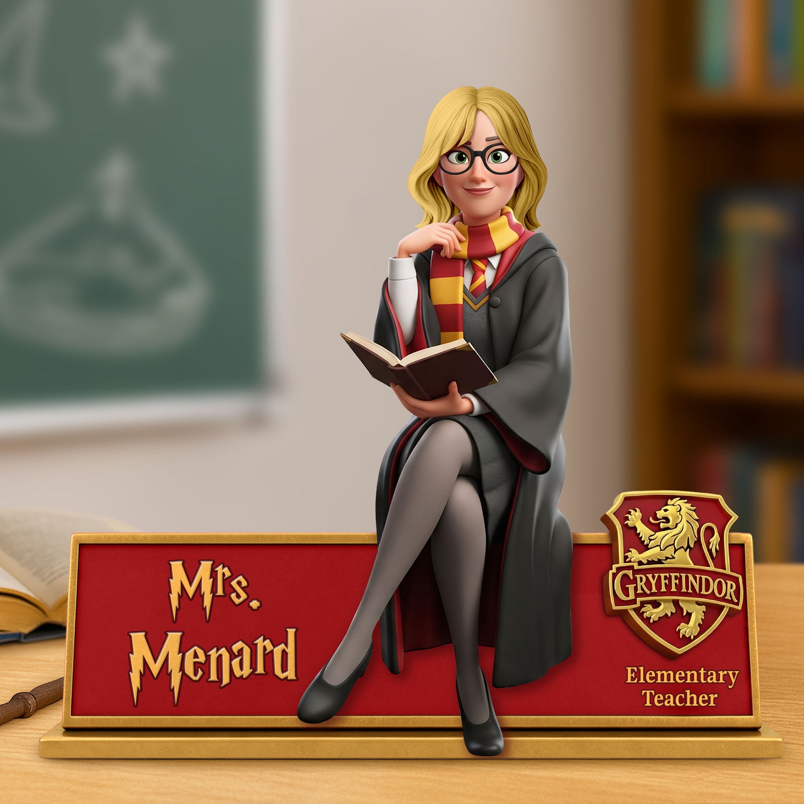 Magic Teacher Plaque - Personalized Gifts For Teachers 02nati030725
