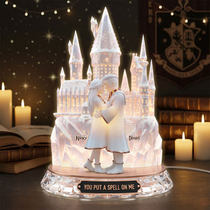 Romantic Snow Castle Light Box Personalized Gifts For Couple 01OHTI031225