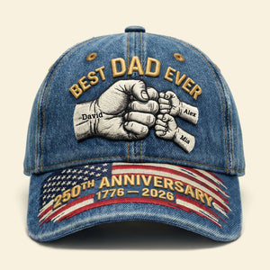 250th Anniversary Military Cap - Personalized Gift For Veteran Classic Cap 04NATI250226