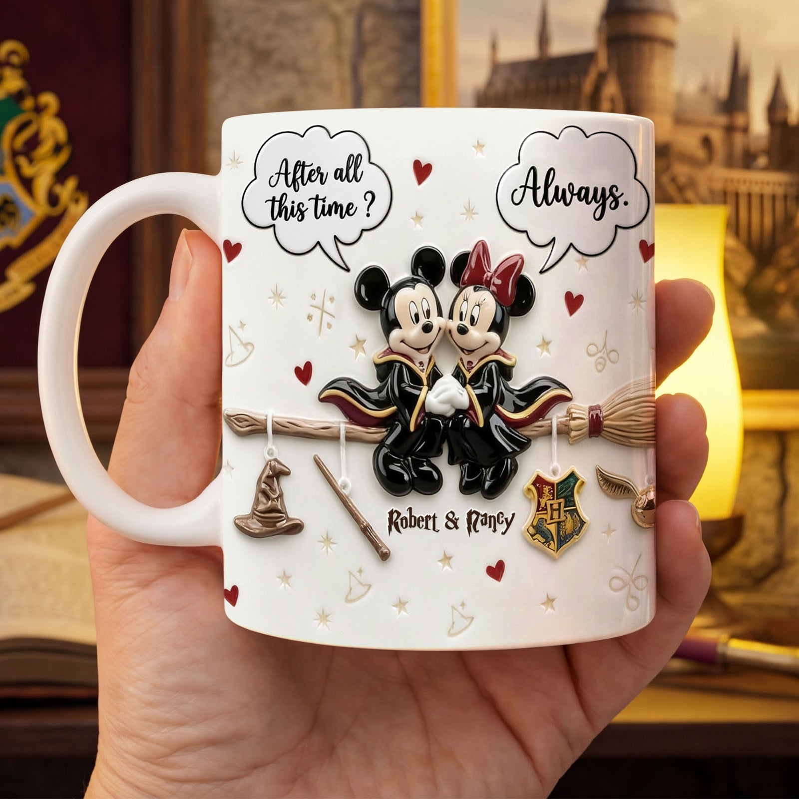 Flying Love Story Coffee Mug - Personalized Gifts For Couple 03toti130126