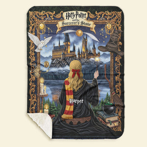Wizard Blanket  - Personalized Gifts For Magic Lovers 02nati040625