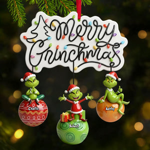Playfull Hanging Together Ornament, Personalized Christmas Gifts For Family & Friends 02qhti081025