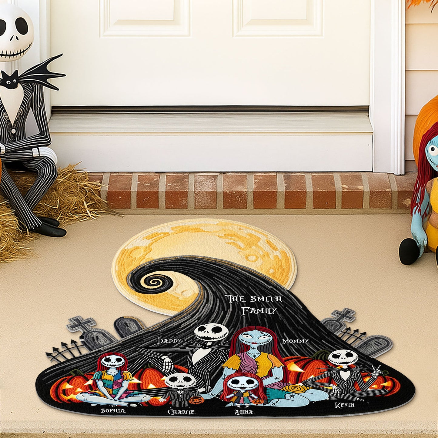 Horror Family Doormat - Personalized Gifts For Family 04nati140825
