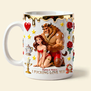 Bold Love Couple Coffee Mug - Personalized Gift For Couples 02OHTI060126