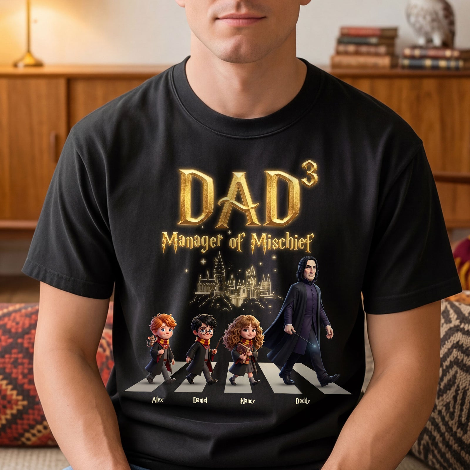 Fantasy Adventure Dad & Kids Shirt - Personalized Gifts For Dad 012huti110326 GRER2005