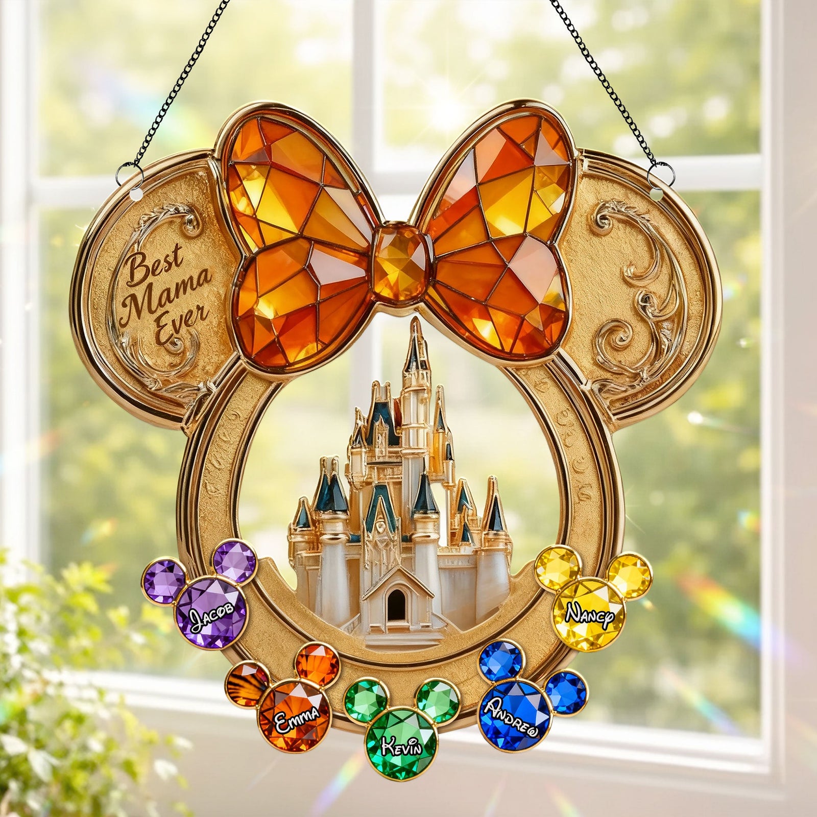 Lovely Suncatcher - Personalized Gifts For Grandma and Mother 04toti100226
