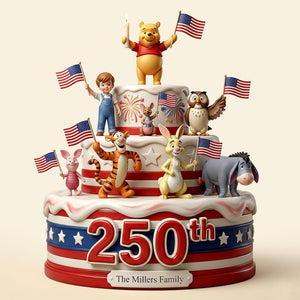 250th Celebration Keepsake Acrylic Plaque - Personalized Gift For Patriotic Anniversary Plaque 03PATI230226