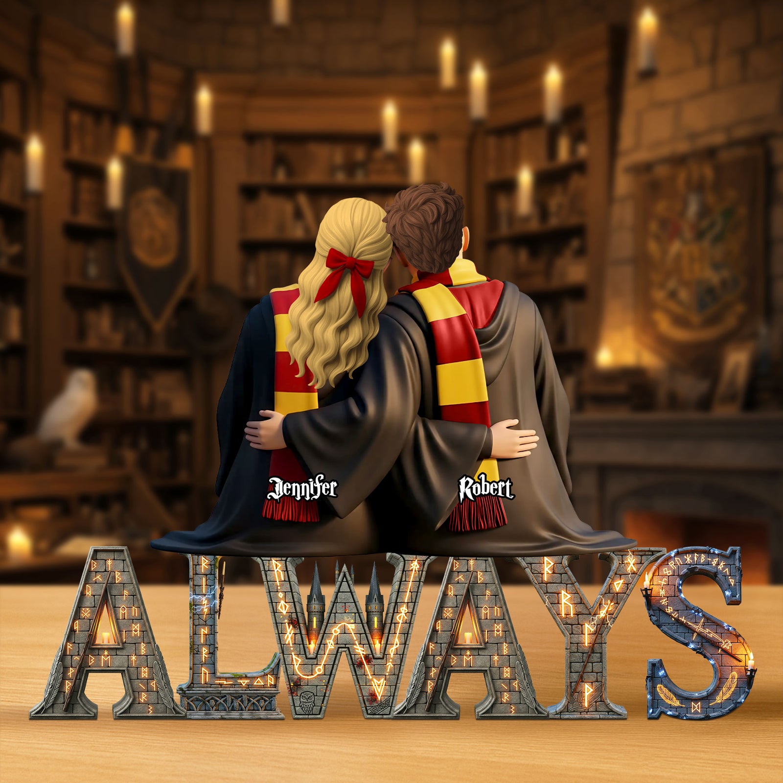 Magic Couple Plaque - Personalized Gifts For Couple 02ohti120625