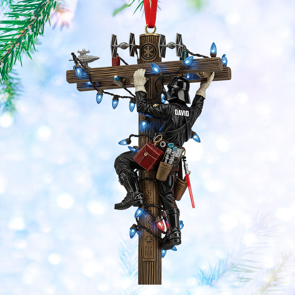 Lineman Ornament - Personalized Gift For Christmas Ornament 02TGTI011125