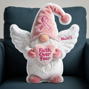 Gnome Cancer Awareness Custom Shape Pillow - Personalized Gifts 03nati111225