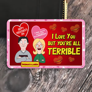 Personalized Gifts For Couple Wallet Card 01xqti101224hg - Wallet Card - GoDuckee