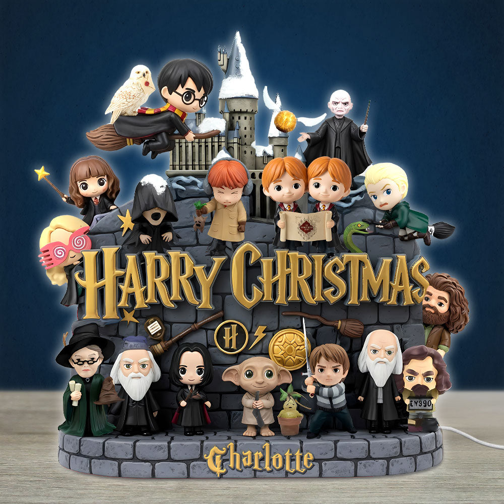 Fascinate Castle Light Box, Personalized Christmas Gifts For Spell Nerd 05QHTI051125