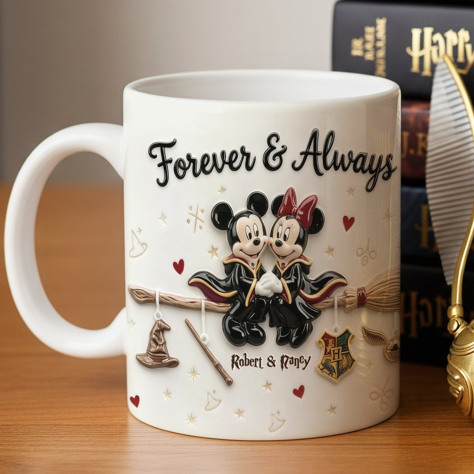 Couple Forever And Always Coffee Mug - Personalized Gifts For Couple 01toti080126