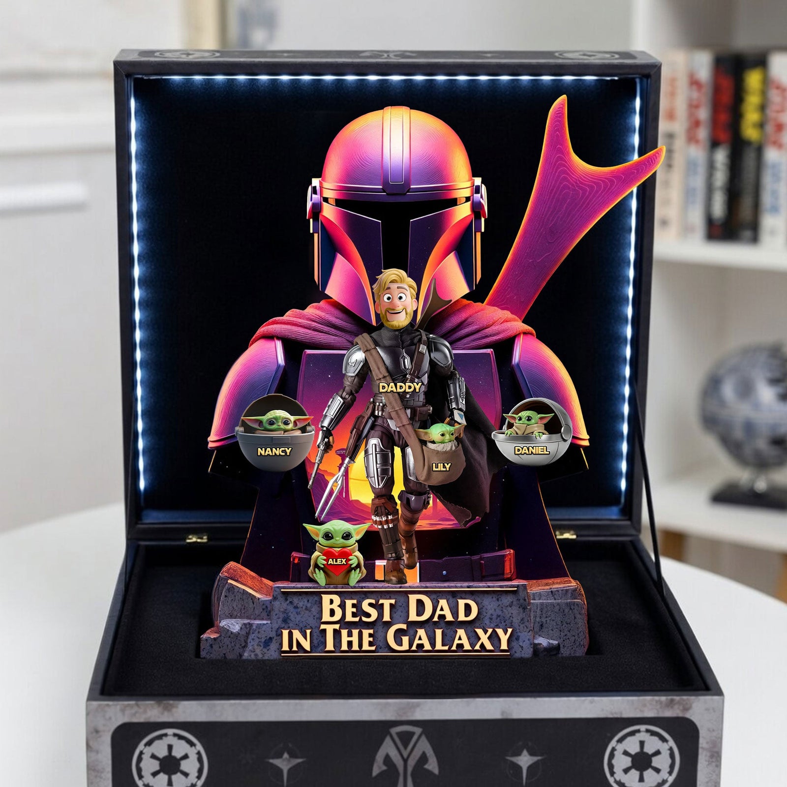 Warrior Dad Acrylic Plaque - Personalized Gifts For Father 022huti010426