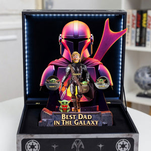 Warrior Dad Acrylic Plaque - Personalized Gifts For Father 022huti010426