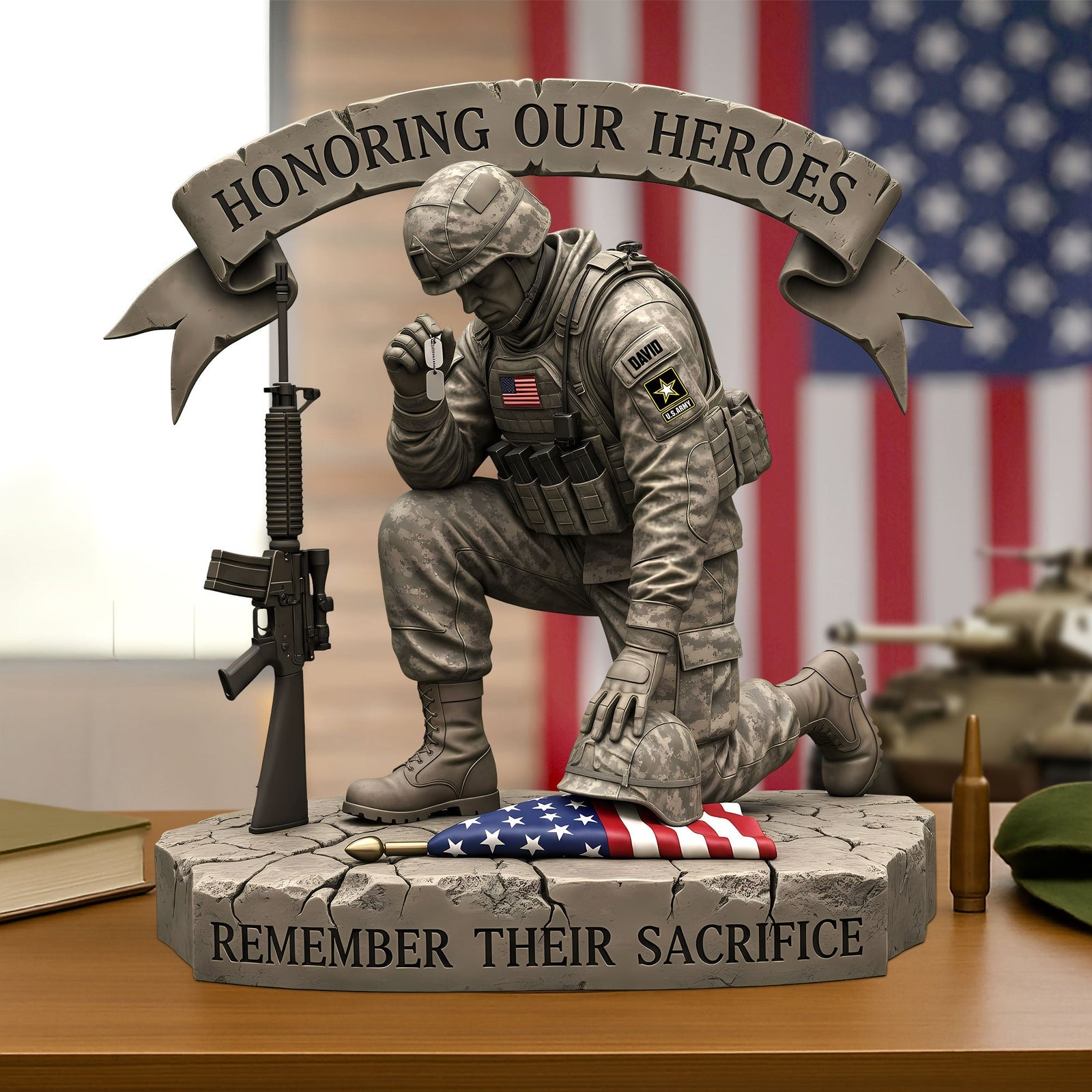 Veteran Plaque - Personalized Gifts For Veteran 04nati030725