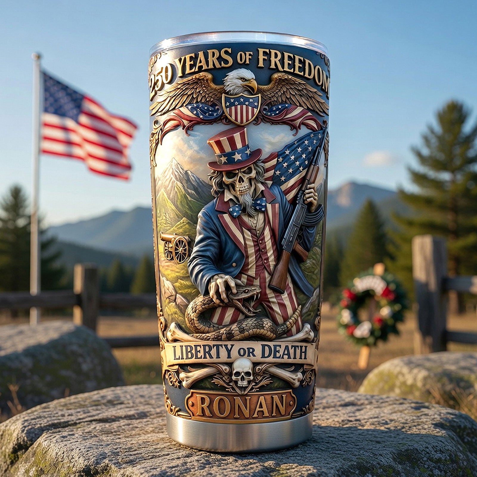 250th Anniversary 20oz Tumbler - Personalized Gifts For Patriotic Tumbler 02TYTI300326